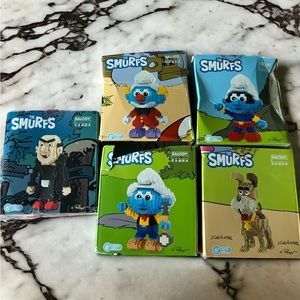 Smurf figure mini blocks